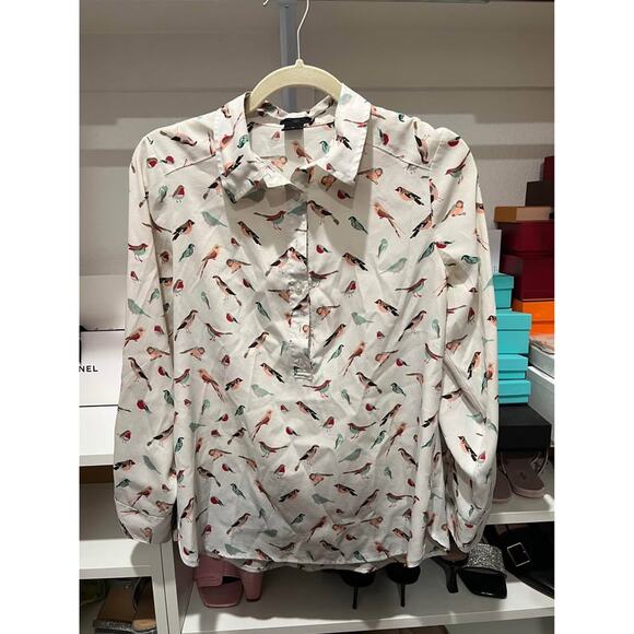 Ann Taylor printed shirt size SP - Picture 1 of 3